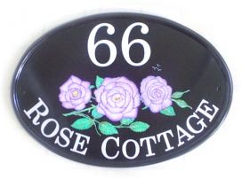 Lilac Roses - The customer requested lilac- mauve roses for this plaque