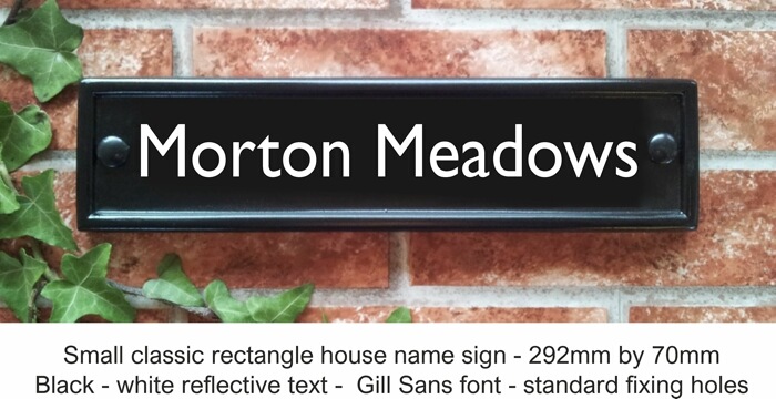 Click to See Next House Sign Image