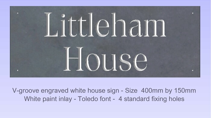 Click to See Next House Sign Image