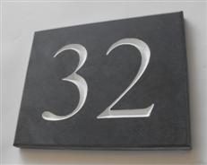 Engrave Slte House Number - 200 by 150mm